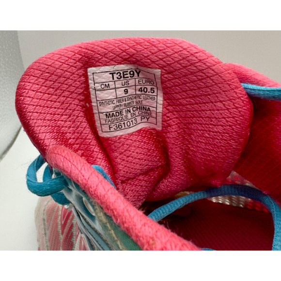 ASICS Gel-Kinsei 5 Women’s Sz 9 Running Shoes Pink Yellow Blue T3E9Y Multicolor - Picture 7 of 7